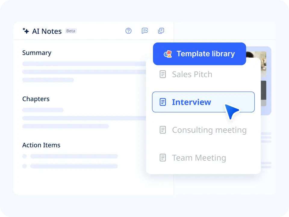 Get actionable meeting insights in a single click