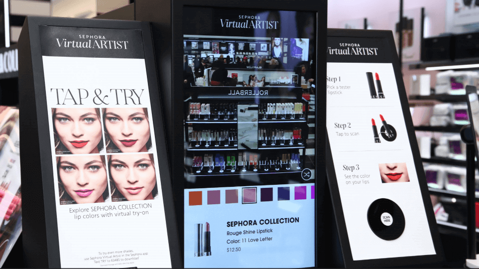 Sephora virtual artist kiosk