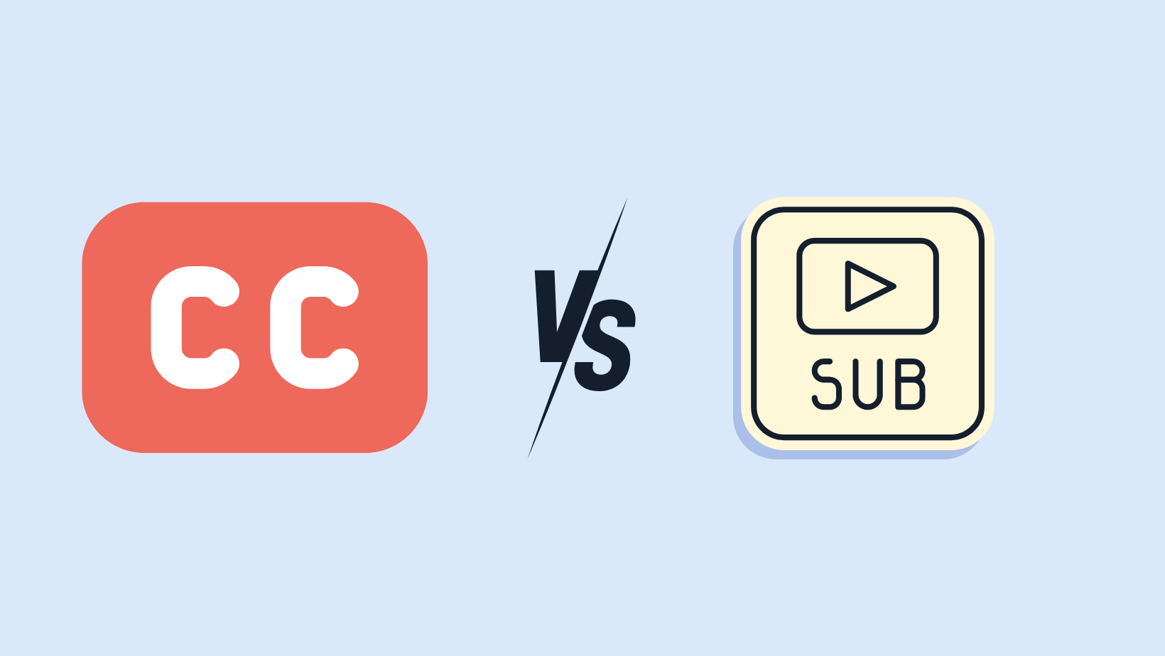 Closed Captions (CC) vs. Subtitles