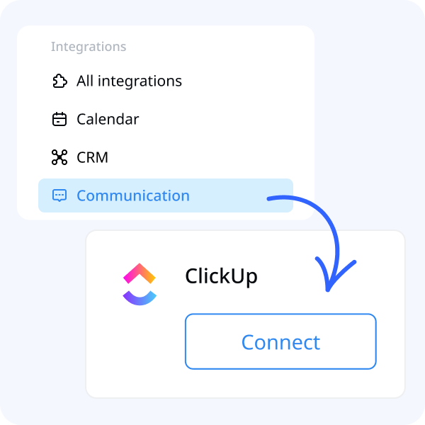 connect to ClickUp