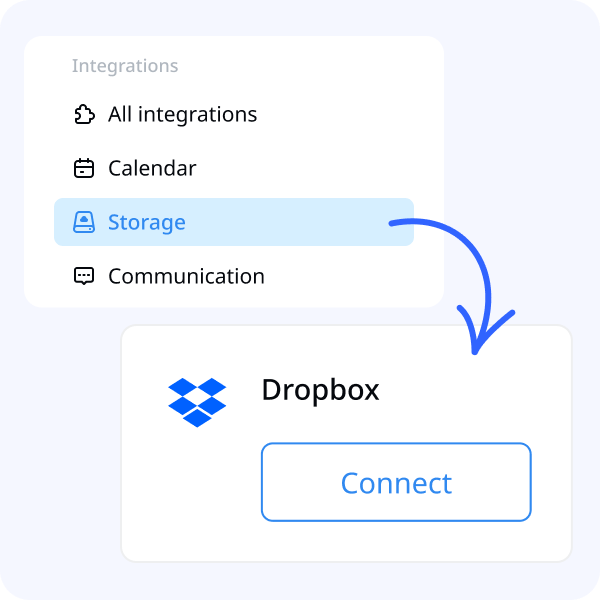 connect Dropbox