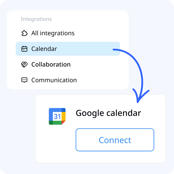 How to connect Notta + Google Calendar