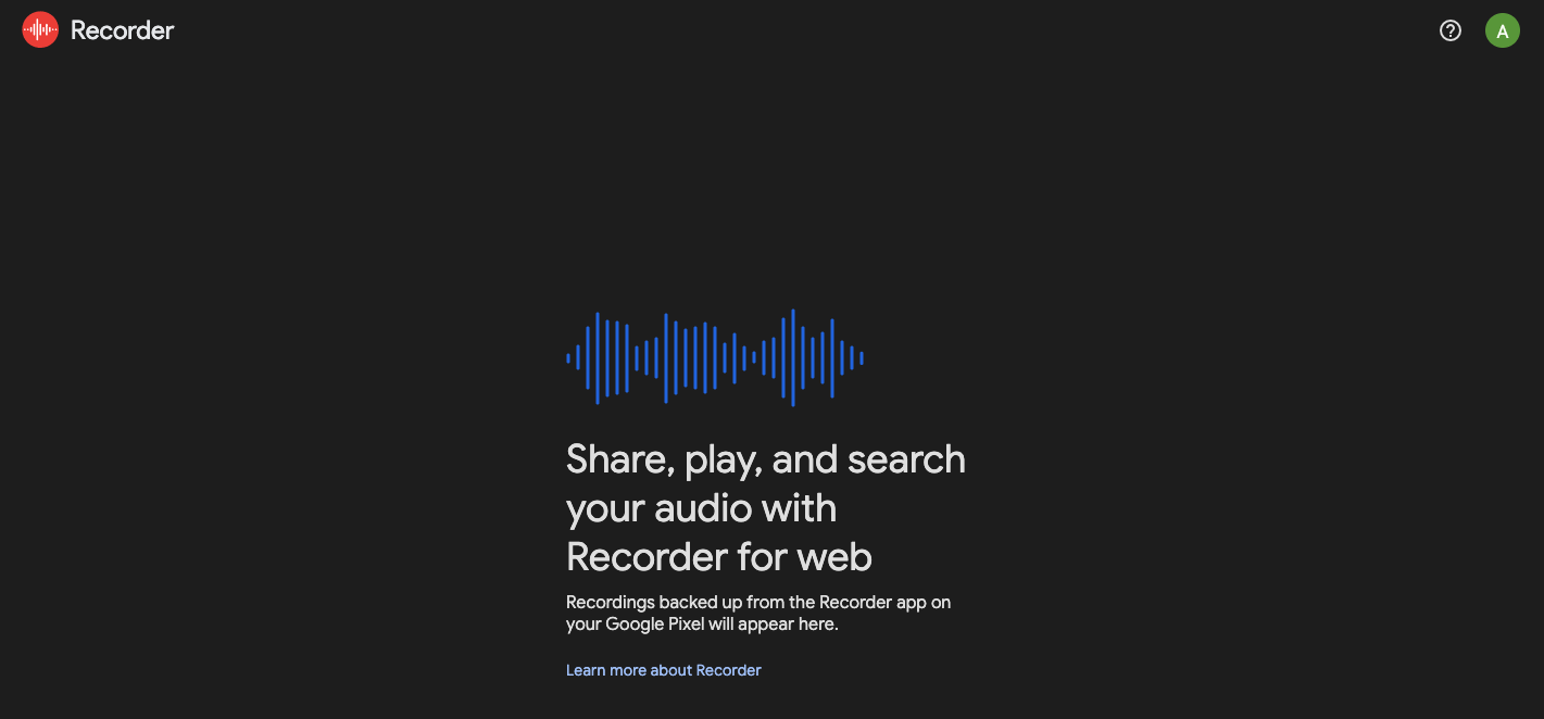 Google Recorder