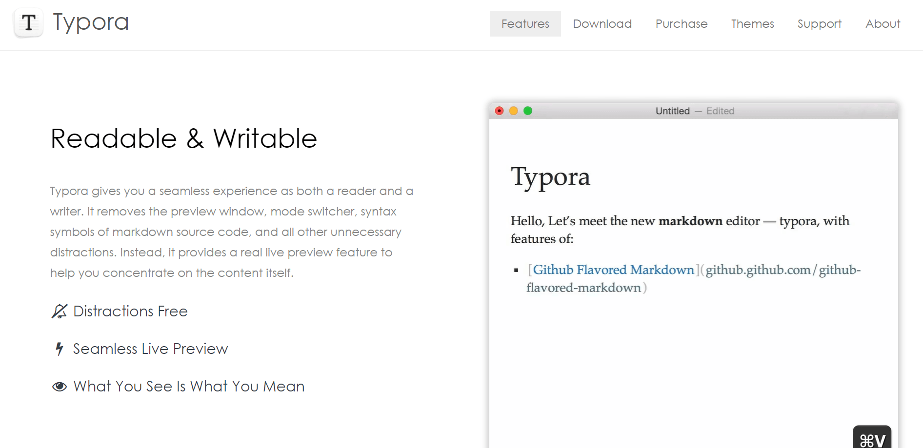 Typora homepage