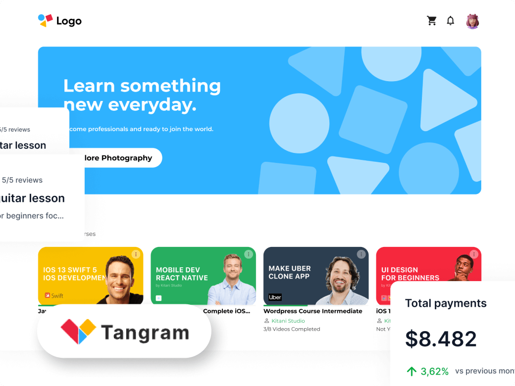 Tangram banner